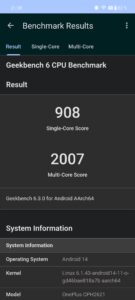 OnePlus Nord CE 4 Lite Test Geekbench 2