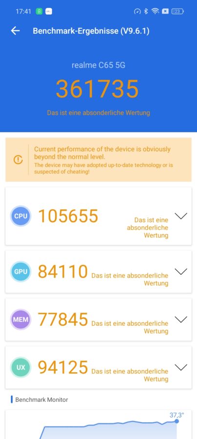 Realme 12x Leistung und Benchmark 8