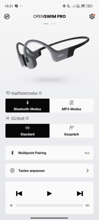 Shokz OpenSwim Pro App Test 2