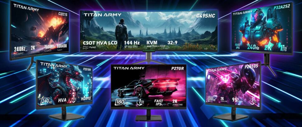 Titan Army Gaming Monitore Geekmaxi News