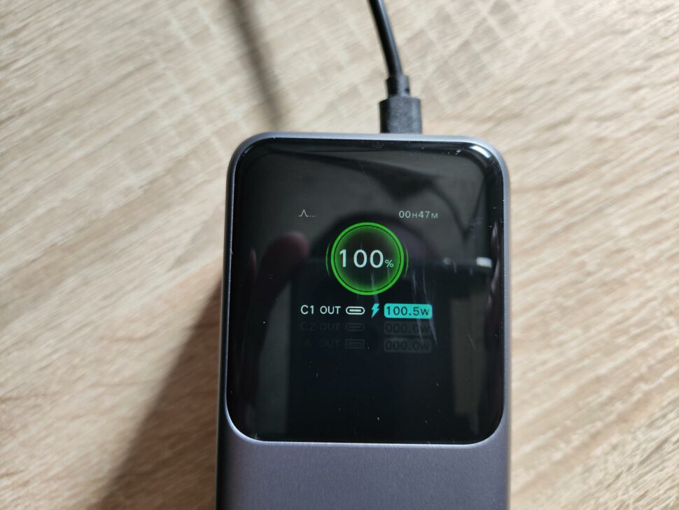 Ugreen Nexode 20000mAh Powerbank Ladegeschwindigkeit 1