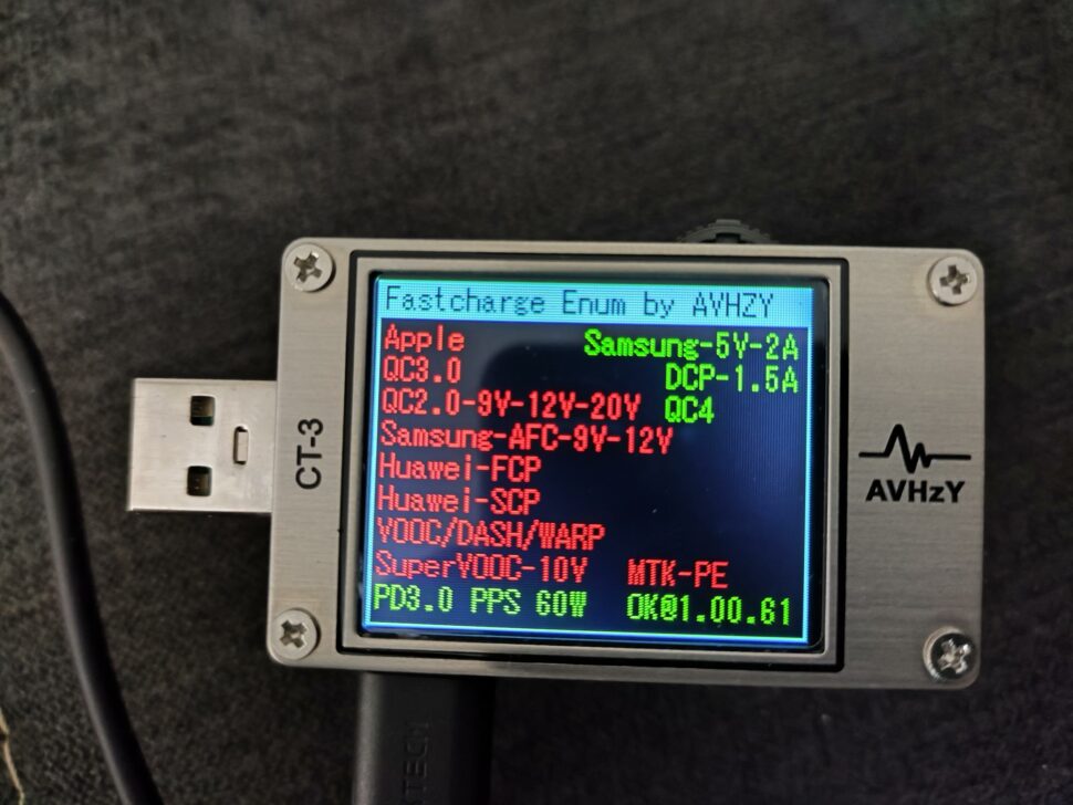 Cuktech 20 Ladestandards USB C2 Tester 2