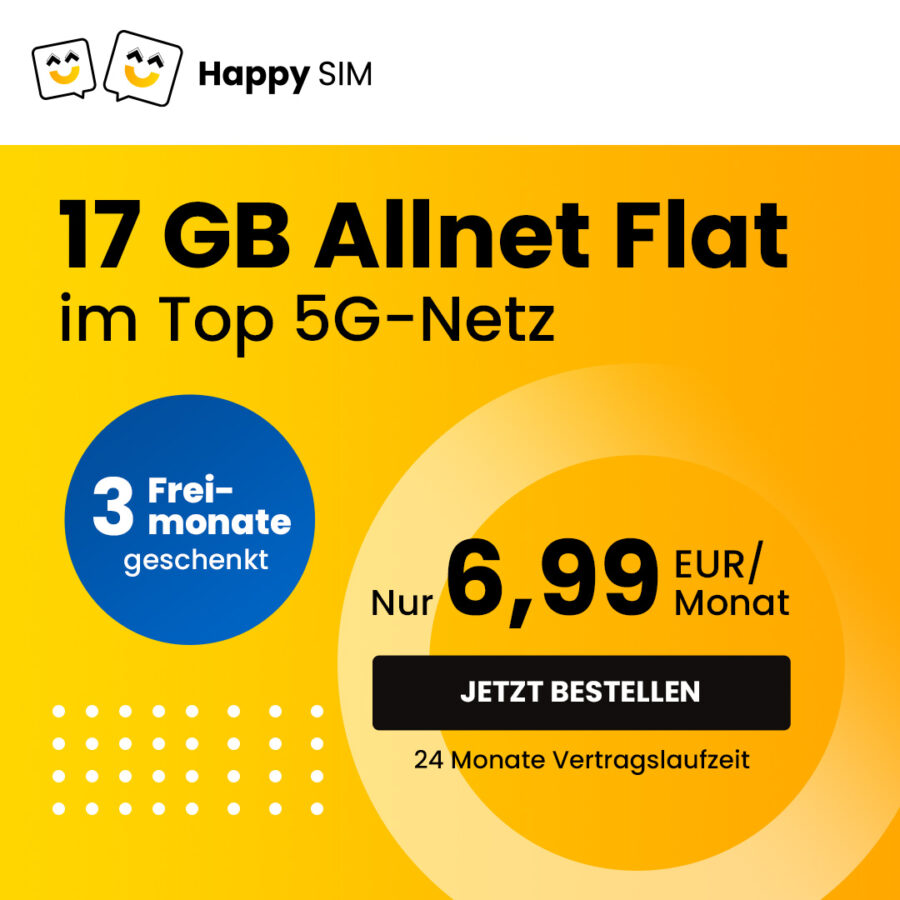 Happy SIM Mobilfunk Angebot 2024 3