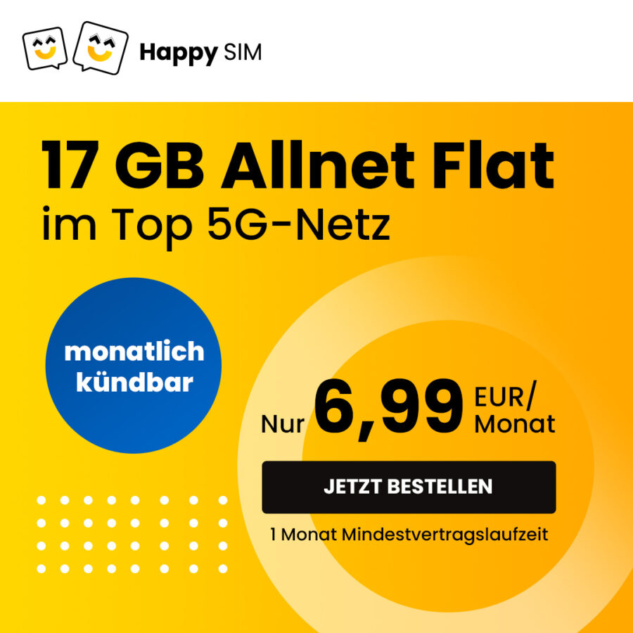 Happy SIM Mobilfunk Angebot 2024 4