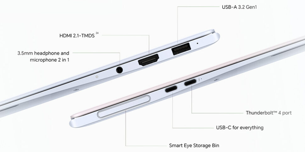 Honor MagicBook Art 14 vorgestellt Ports