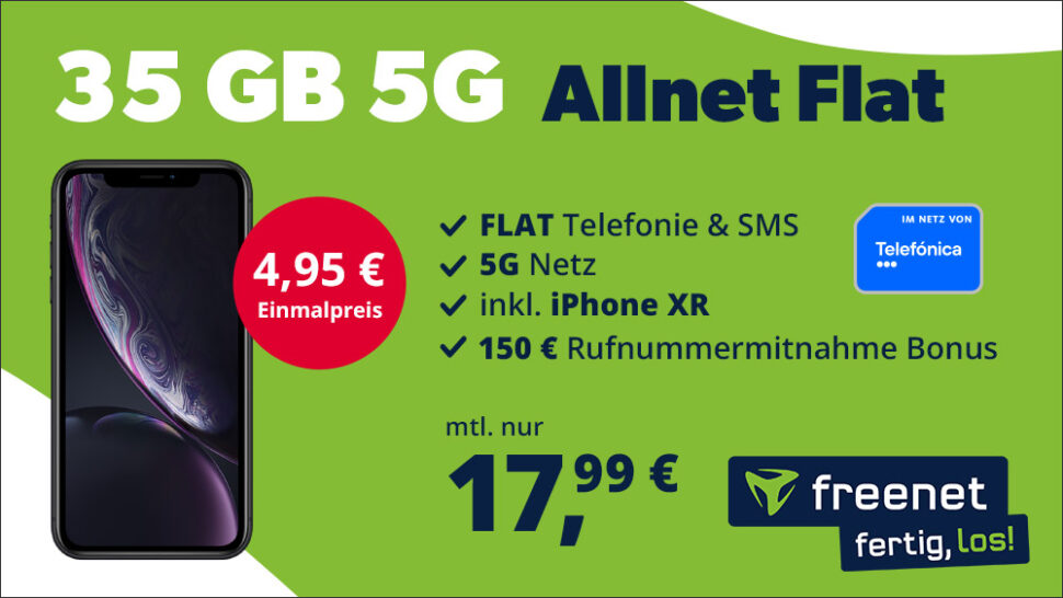 freenet vitrado iPhone XR Bundle 35GB 240823