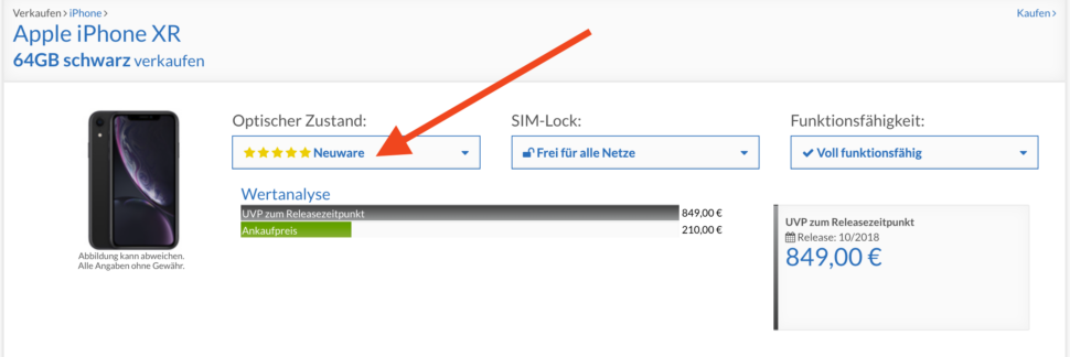 iPhone XR Ankauf