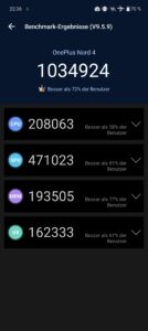 OnePlus Nord 4 Test AnTuTu V9