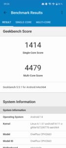 OnePlus Nord 4 Test Geekbench 1