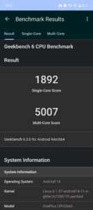 OnePlus Nord 4 Test Geekbench 2