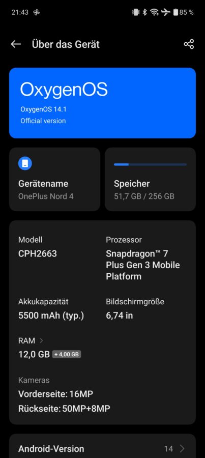 OnePlus Nord 4 Test System 6