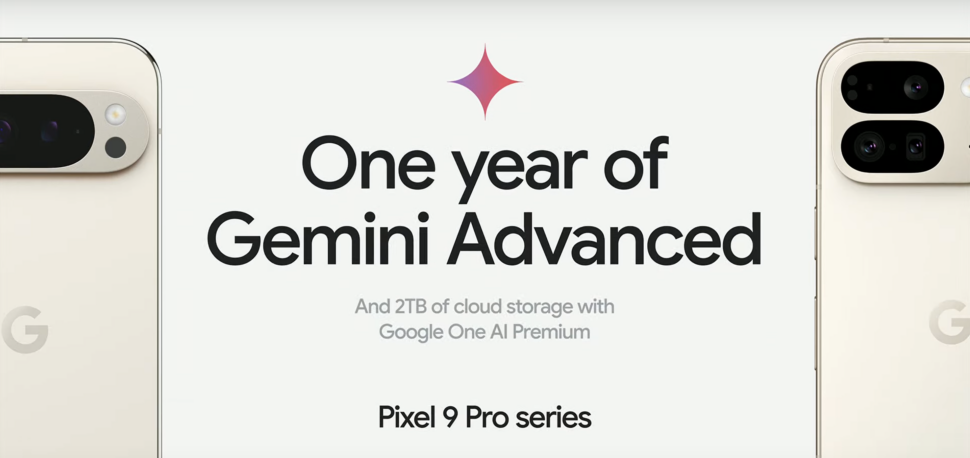 Pixel 9 Pro XL Gemini 1 Jahr