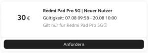 Redmi Pad Pro 5G News Coupon 1