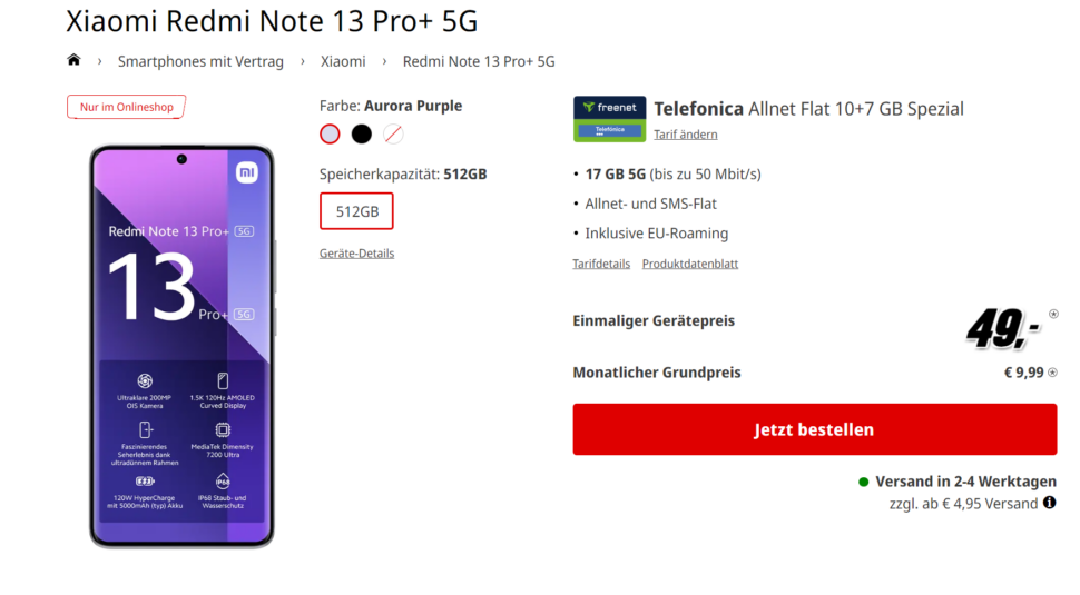 Redmi Note 13 Pro 5G Deal MM