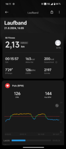 Xiaomi Smart Band 9 Test Laufband 1