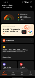 Xiaomi Smart Band 9 Test MI Fitness App 2