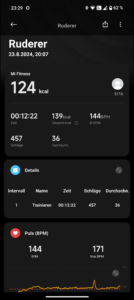 Xiaomi Smart Band 9 Test Rudergeraet 2