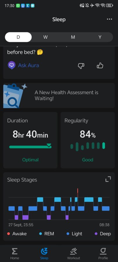 Amazfit T Rex 3 Sleeptracking 4