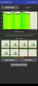 Cubot X90 throttling