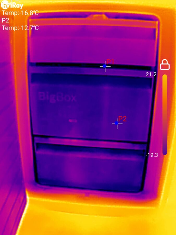 Hikmicro Mini 2 V2 Temperaturvergleich 1