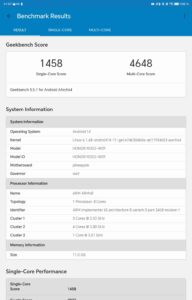 Honor MagicPad 2 Test Screenshot Geekbench 2