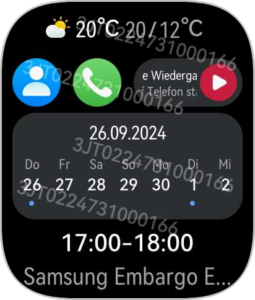 Huawei Watch D2 Test Screenshots Uhr 3