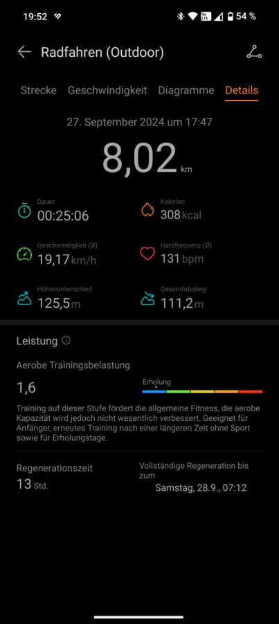 Huawei Watch D2 Test Sport 3