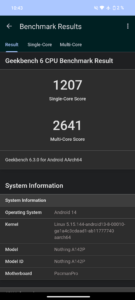 Nothing Phone 2a Plus Test Screenshot Geekbench 2