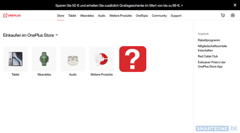 Deutscher OnePlus-Shop ohne Smartphones