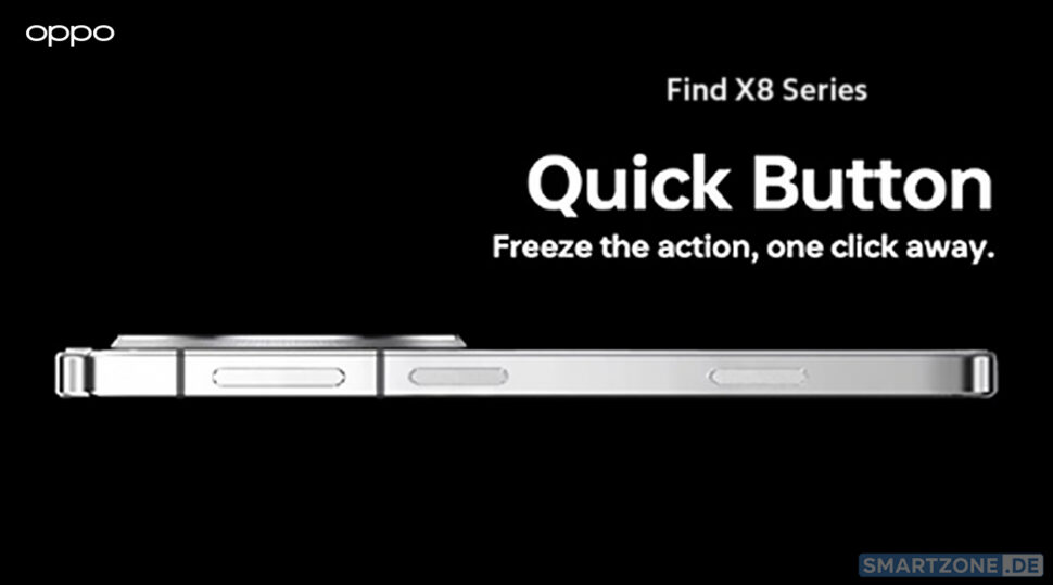 Oppo Find X8 mit einem Quick Button?