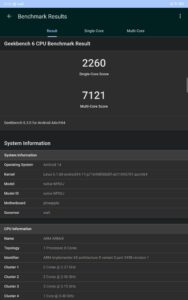 RedMagic Nova Test Screenshot Geekbench 1