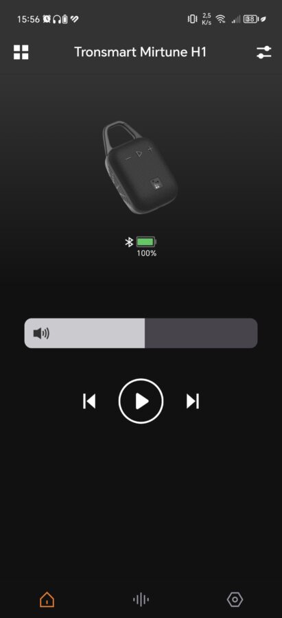 Tronsmart Mirtune H1 App 5