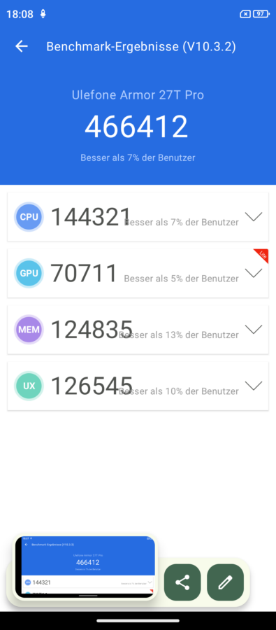 Ulefone Armor 27T Pro Leistung und Performance 3