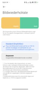 Xiaomi 14T Pro Displayeinstellungen Test 4