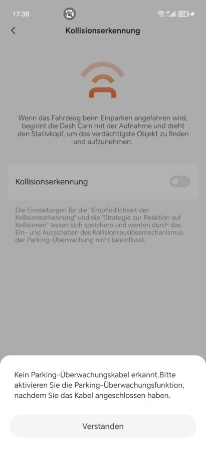 70mai Omno App und Einrichtung 11