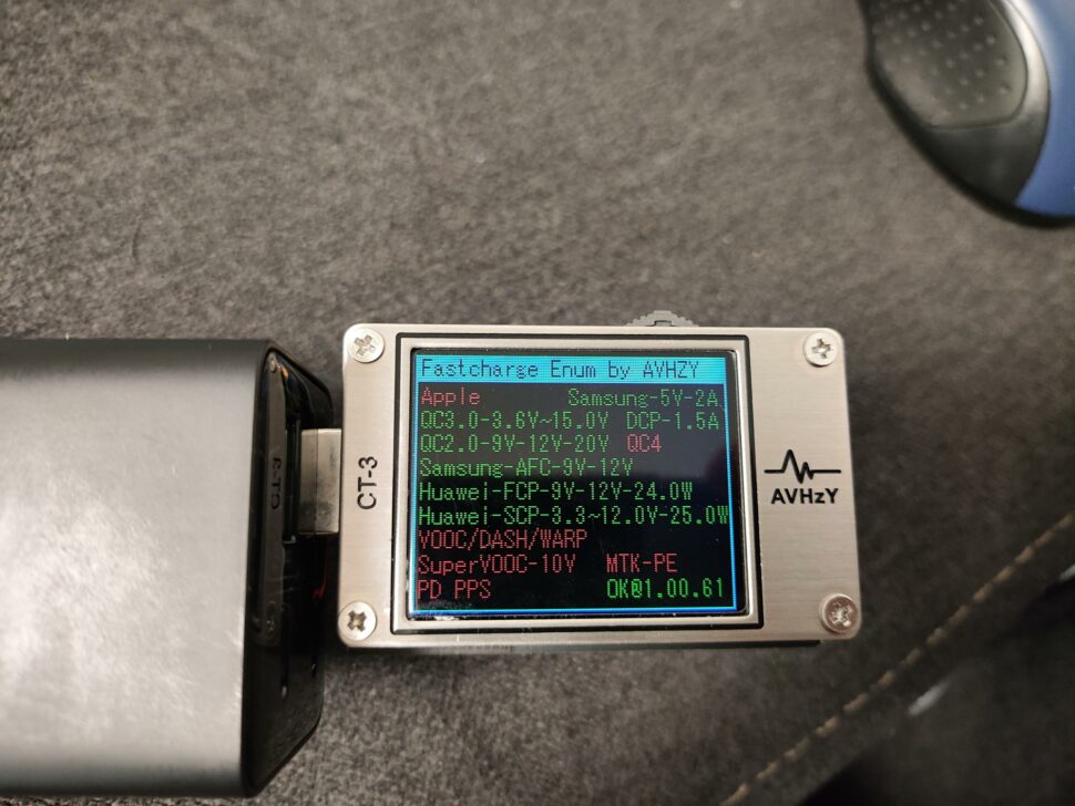 Baseus 65W GaN Ladegeraet Tester 2 USB A1