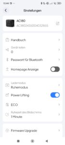 Bluetti AC180 App 5