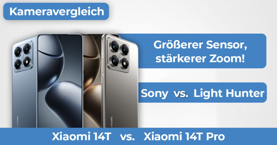 Xiaomi 14T vs Xiaomi 14T Pro Kameravergleich Banner