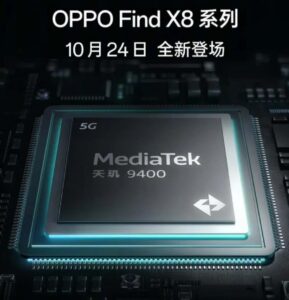 Mediatek Dimensity 9400 Oppo Find X8