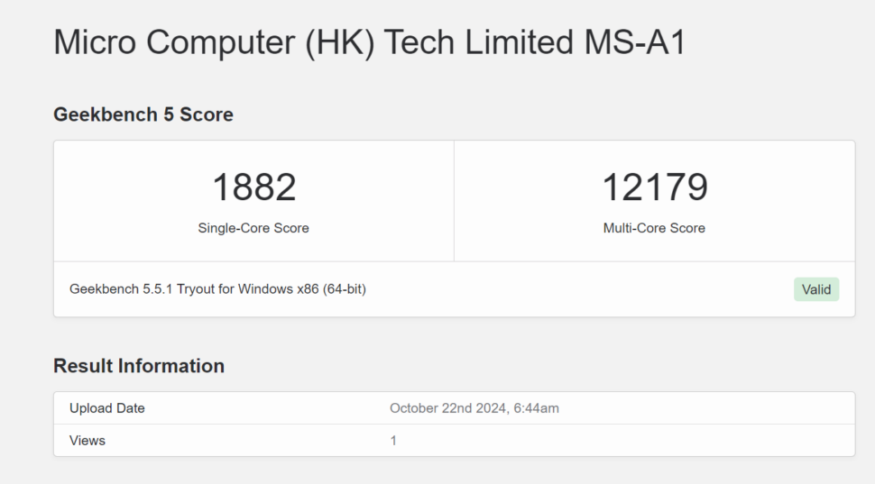 Geekbench 5