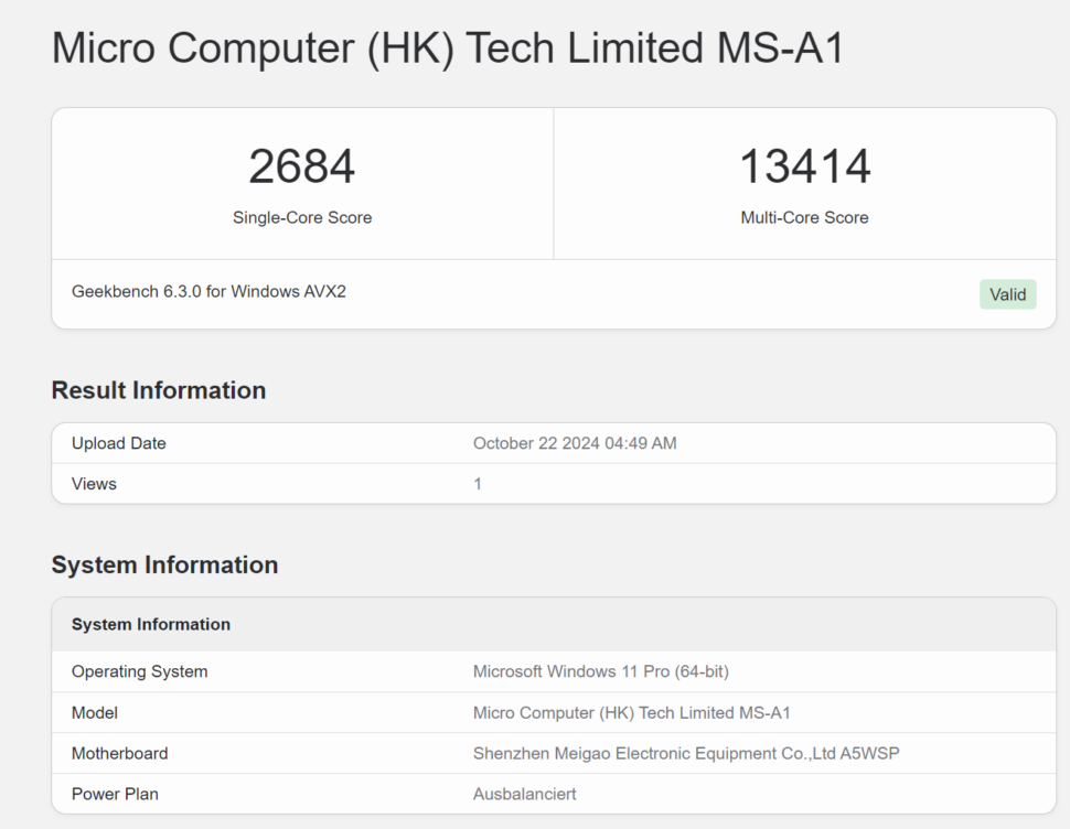 Geekbench 6