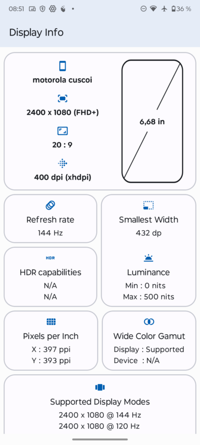 Motorola Edge 50 Fusion Display 4