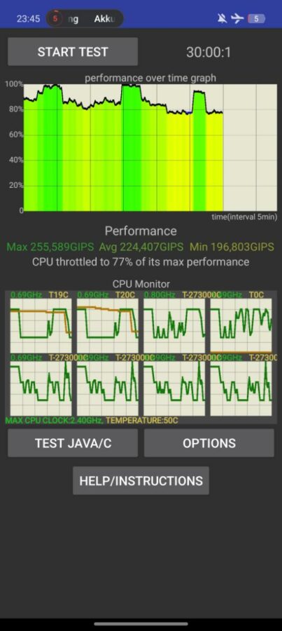 Realme 13 Pro Plus Test Screenshot Thermal Throtteling