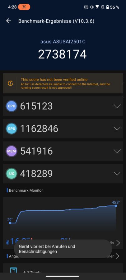 Asus ROG Phone Leistung 4