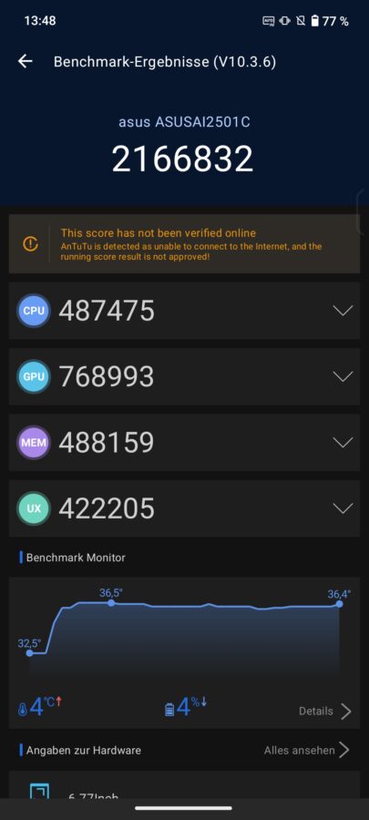 Asus ROG Phone Leistung 5