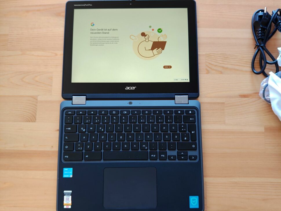 Test Chromebook Acer Spin 512 12