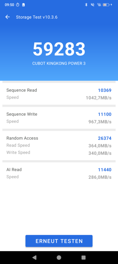 Cubot KingKong Power 3 Benchmark 1