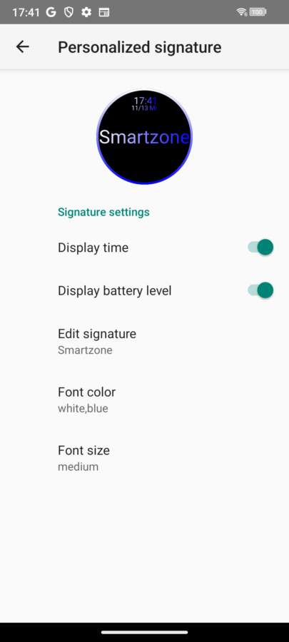 doogee s200 backscreen settings4