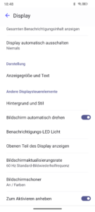 doogee s200 display settings