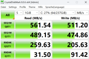 Geekom SSD Test